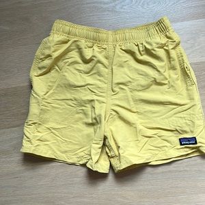 Patagonia boys lined swim trunks